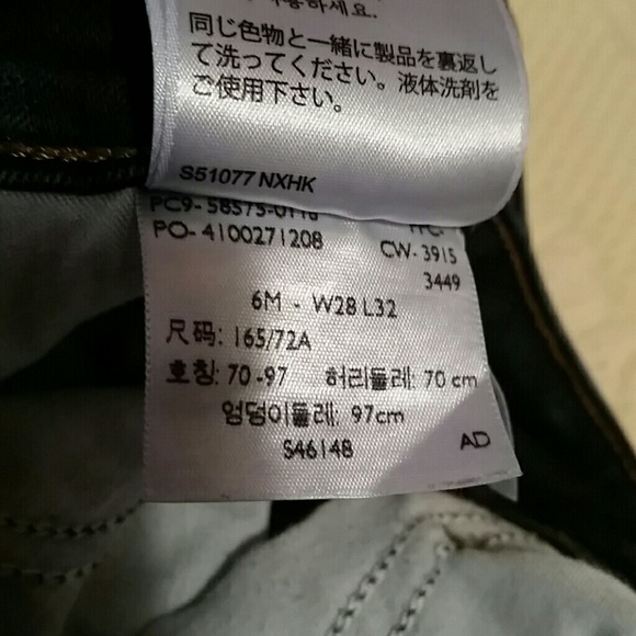 SPECIAL PRICE weekend only Levi’s Mid Rise Skinny 6 Dark Denim - Picture 5 of 6